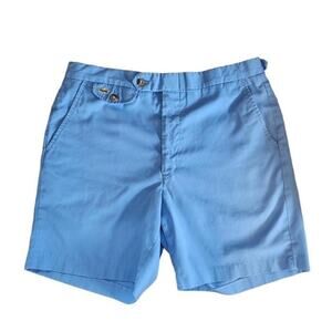 Vintage 80s90s izod sky blue shorts